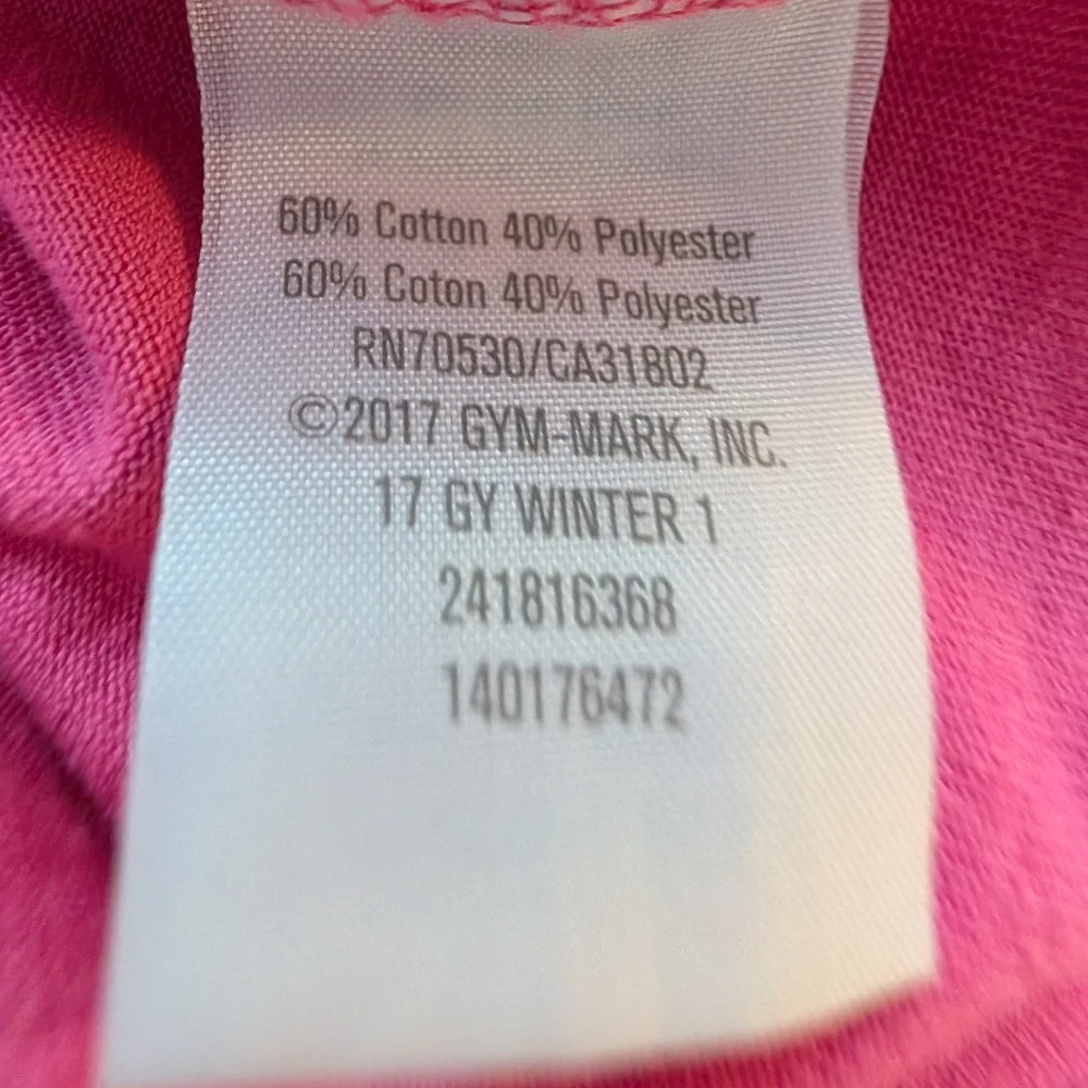 Gymboree Girls Pink Long-Sleeve Tee with Colorful 